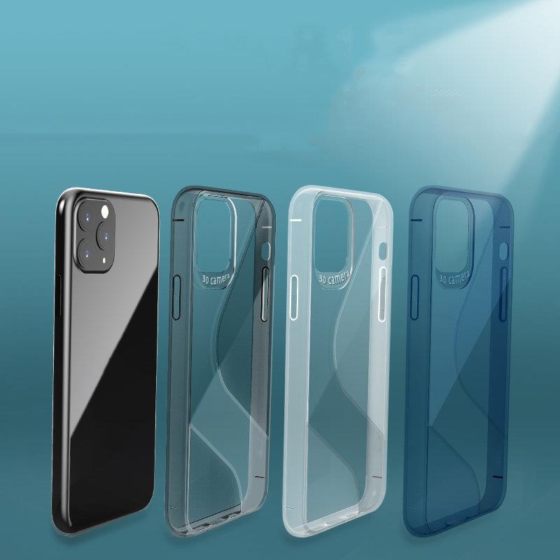 Pokrowiec silikonowy S-Case czarny Apple iPhone 11 / 6