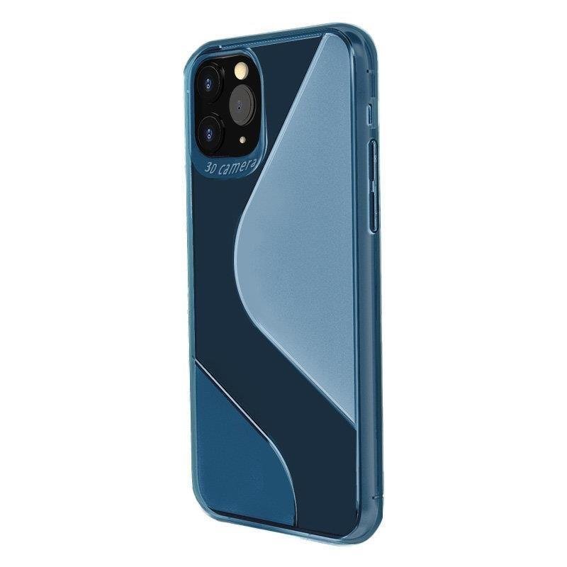 Pokrowiec silikonowy S-Case niebieski Apple iPhone 12 Pro Max