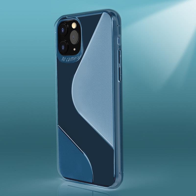 Pokrowiec silikonowy S-Case niebieski Xiaomi Redmi Note 9S / 10