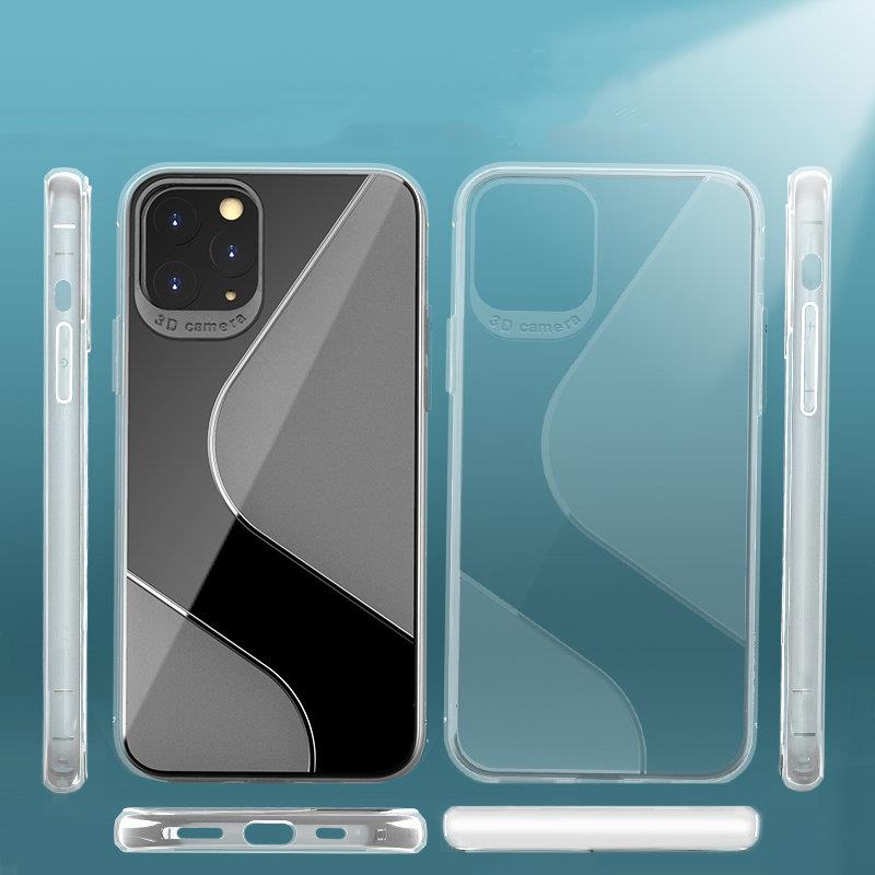 Pokrowiec silikonowy S-Case przeroczysty Apple iPhone 11 / 7