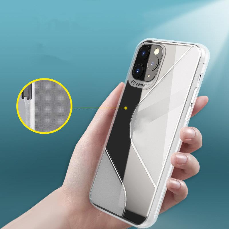 Pokrowiec silikonowy S-Case przeroczysty Apple iPhone SE 2020 / 12