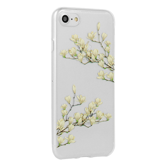 Pokrowiec silikonowy Telone Floral wzr Magnolia Apple iPhone 6s