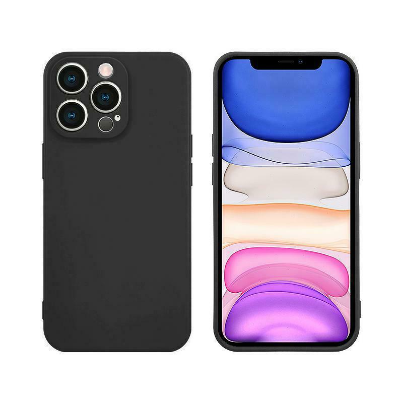 Pokrowiec silikonowy Tint Case czarny Motorola Moto E40