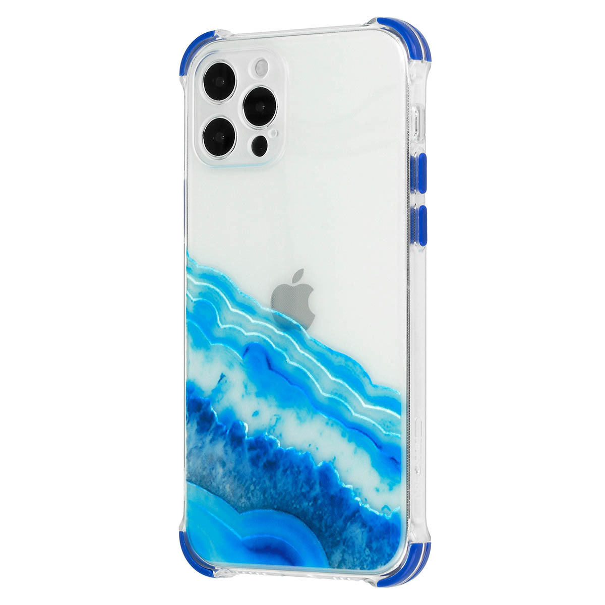 Pokrowiec silikonowy Watercolor Case niebieski Apple iPhone 12 Pro / 2