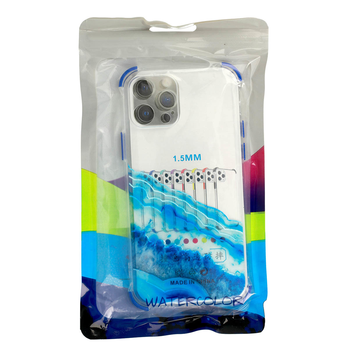 Pokrowiec silikonowy Watercolor Case niebieski Samsung Galaxy A52S 5G / 4