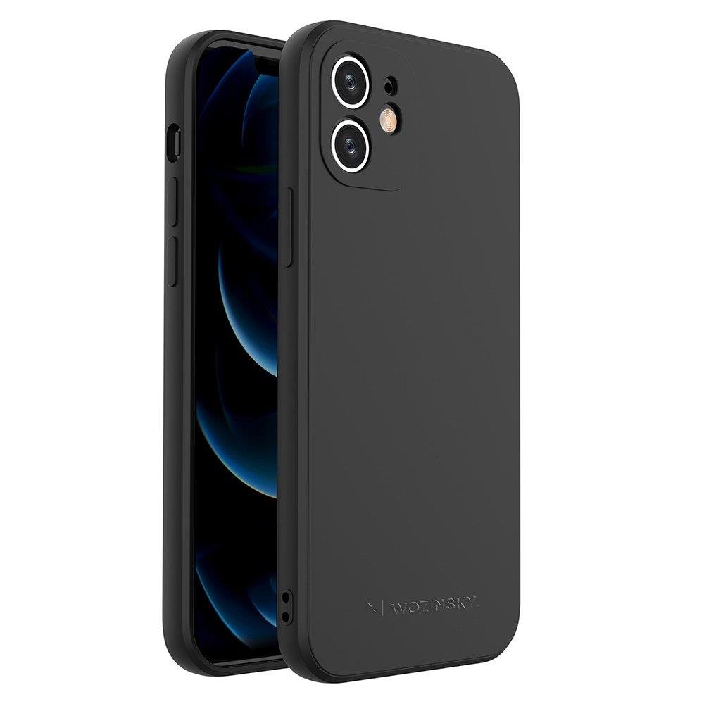Pokrowiec silikonowy Wozinsky Color Case czarny Apple iPhone X