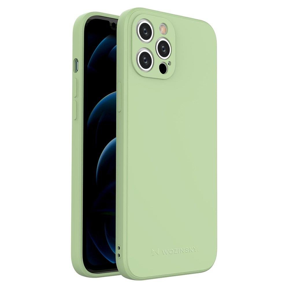 Pokrowiec silikonowy Wozinsky Color Case zielony Apple iPhone 12 Pro Max