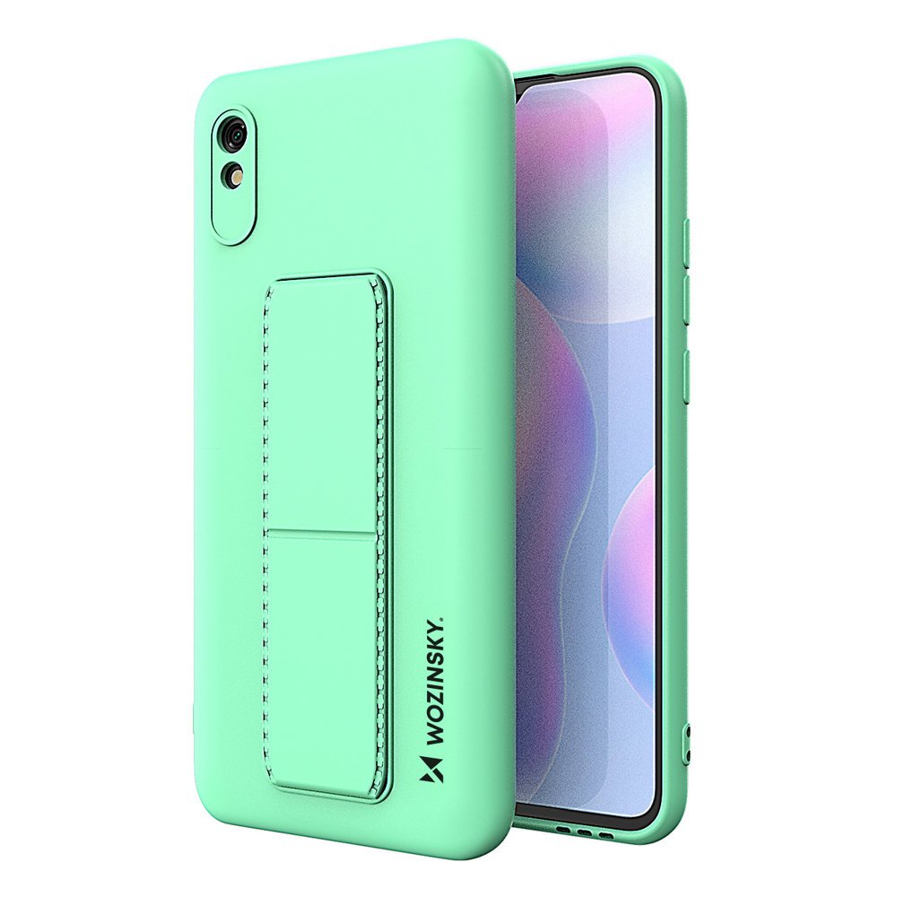 Pokrowiec silikonowy Wozinsky Kickstand Case mitowy Xiaomi Redmi Note 9S