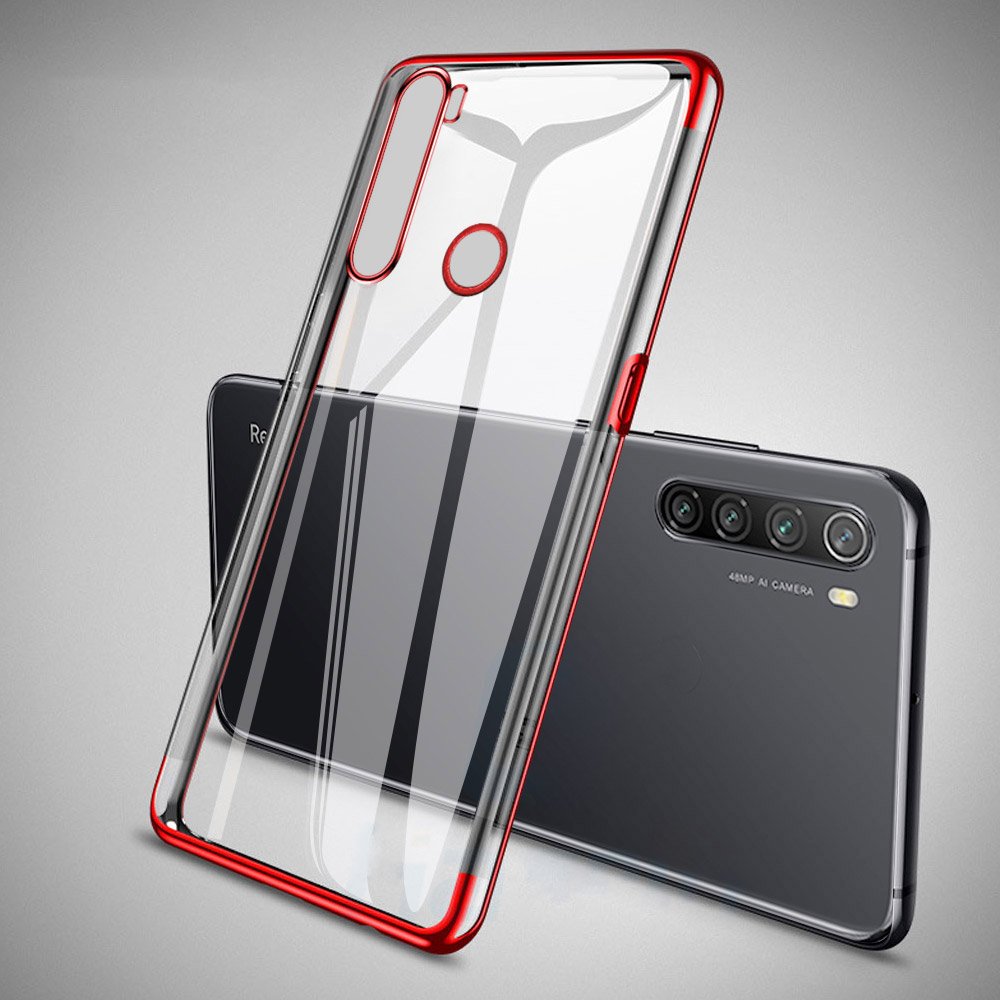 Pokrowiec silikonowy z ramk Electro czarny Xiaomi Redmi Note 8T / 8