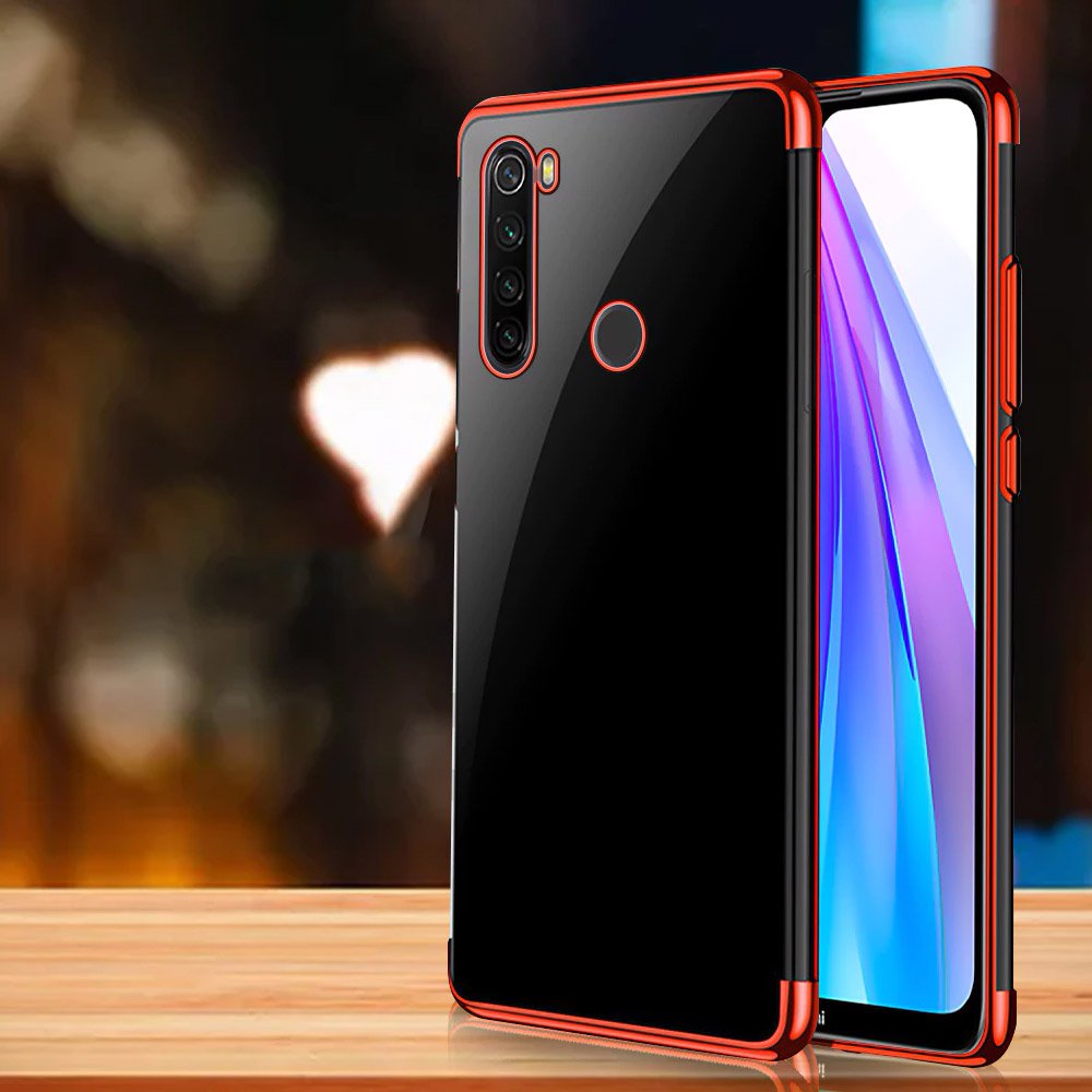 Pokrowiec silikonowy z ramk Electro czarny Xiaomi Redmi Note 8T / 9