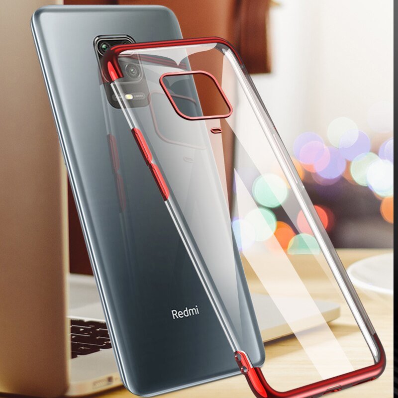 Pokrowiec silikonowy z ramk Electro czarny Xiaomi Redmi Note 9S / 4