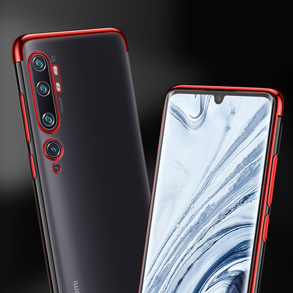 Pokrowiec silikonowy z ramk Electro niebieski Xiaomi Mi Note 10 / 2