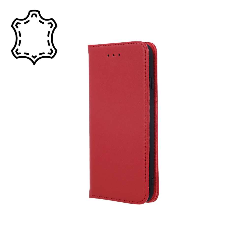 Pokrowiec skrzane Smart Pro bordowy Xiaomi Redmi Note 10 5G