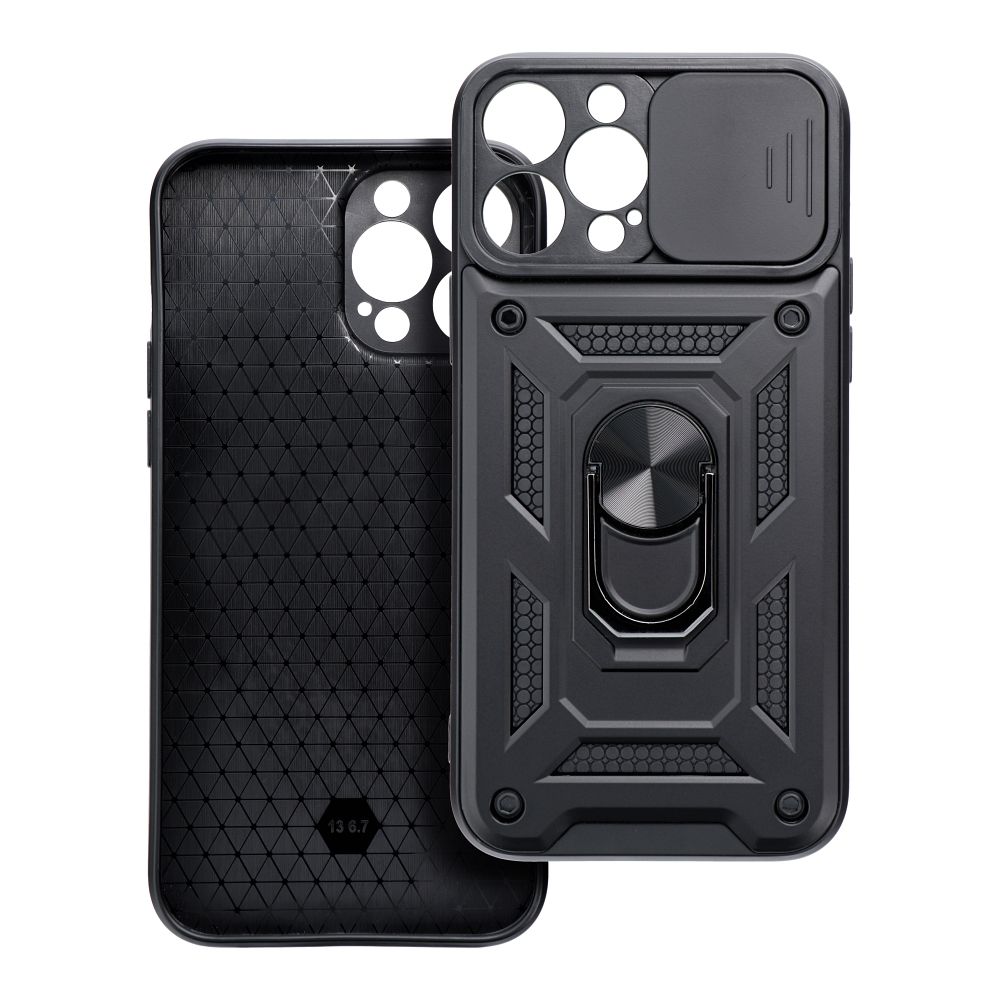 Pokrowiec SLIDE ARMOR czarny Xiaomi Redmi 13C / 8