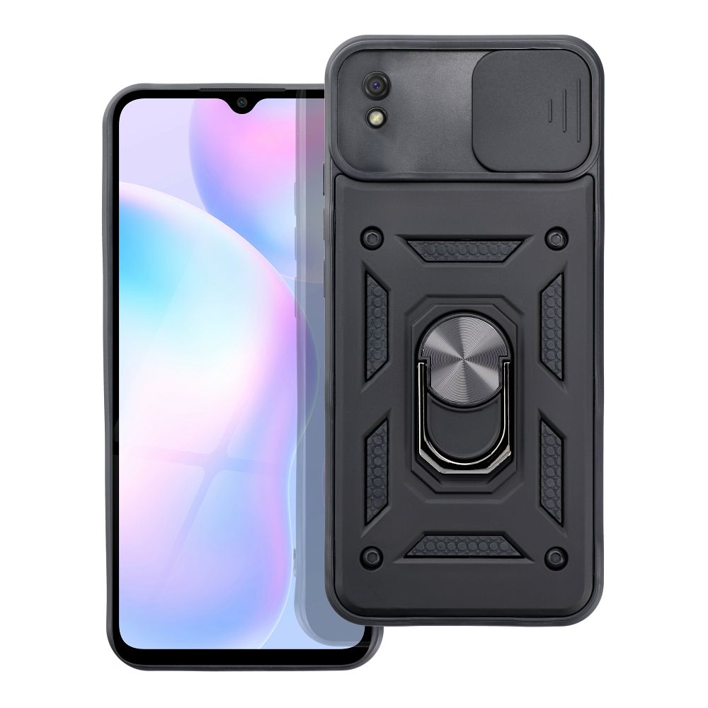 Pokrowiec SLIDE ARMOR czarny Xiaomi Redmi 9AT / 2