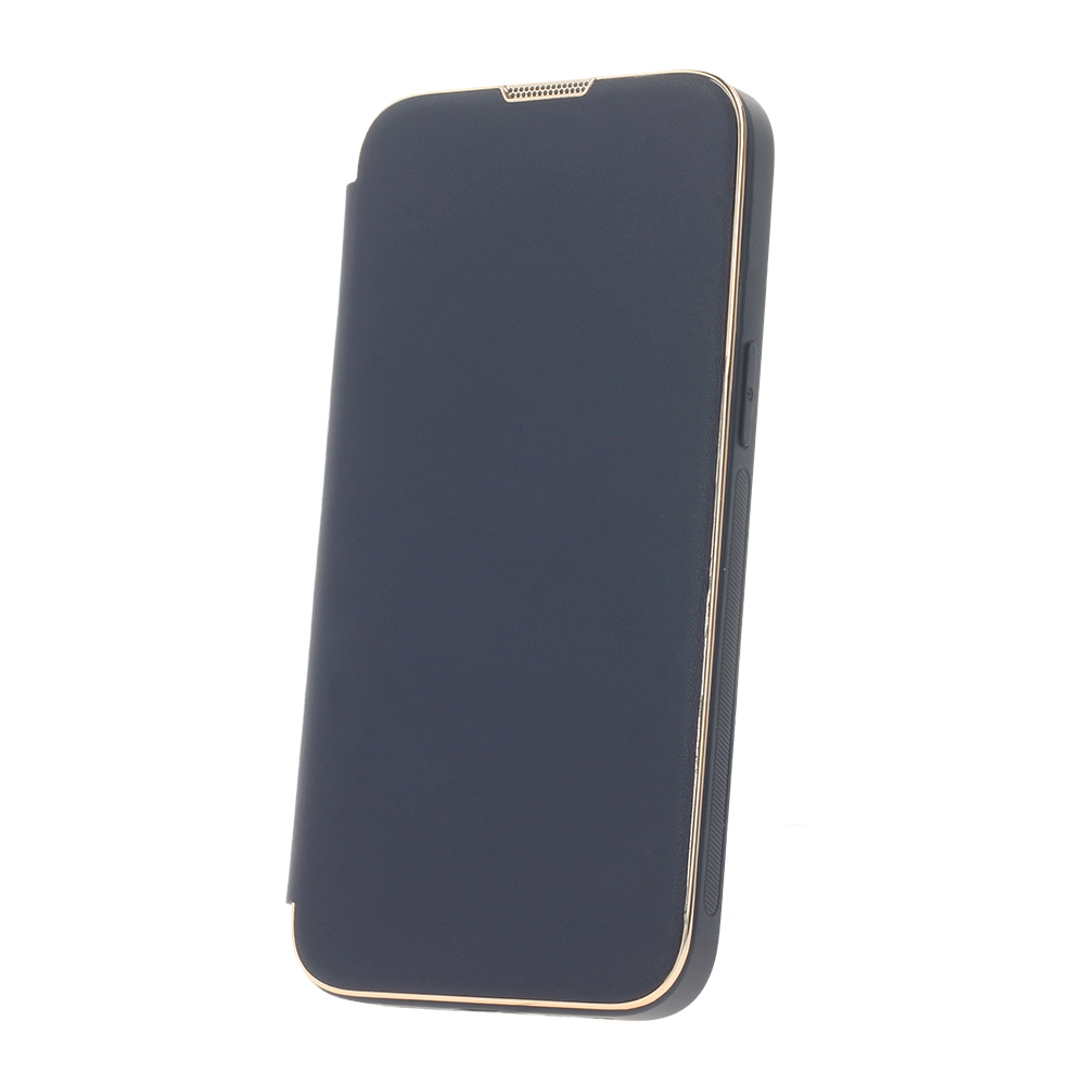 Pokrowiec Smart Gold Frame Mag granatowy Apple iPhone 13 Pro