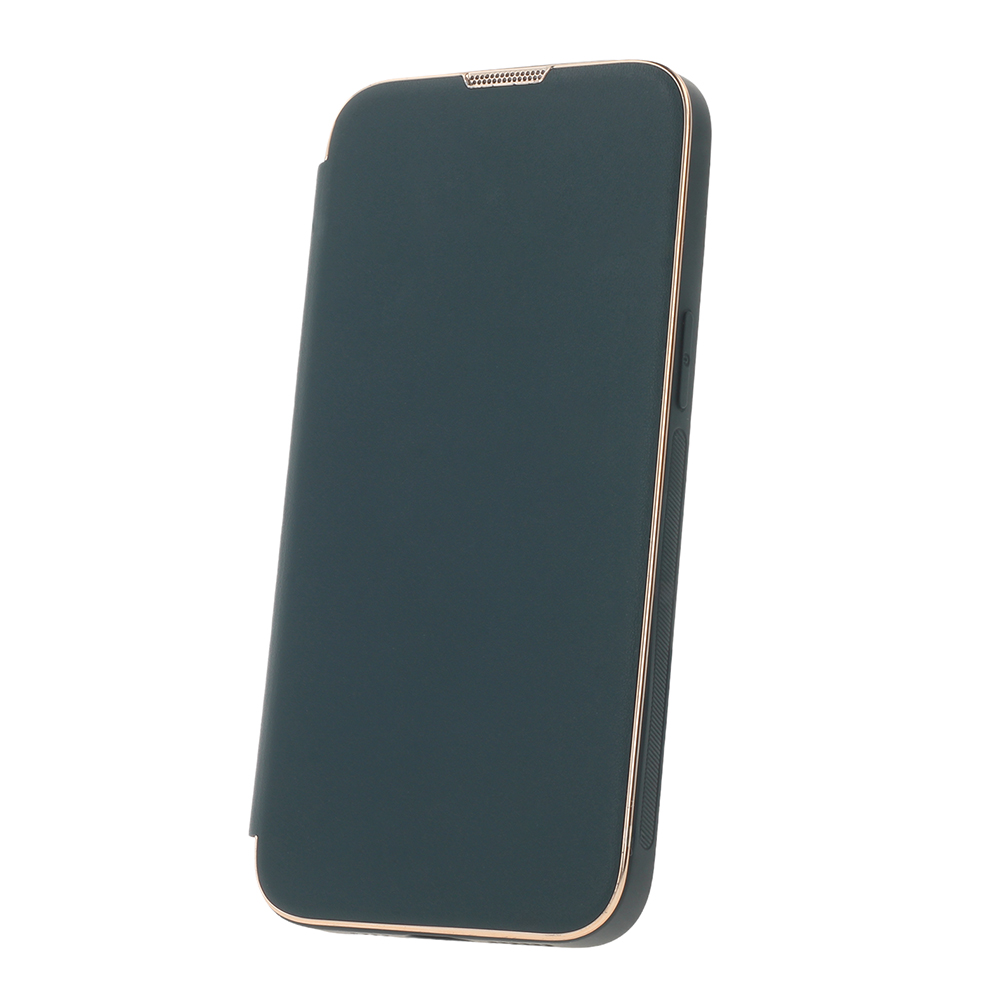 Pokrowiec Smart Gold Frame Mag zielona Apple iPhone 13 Pro