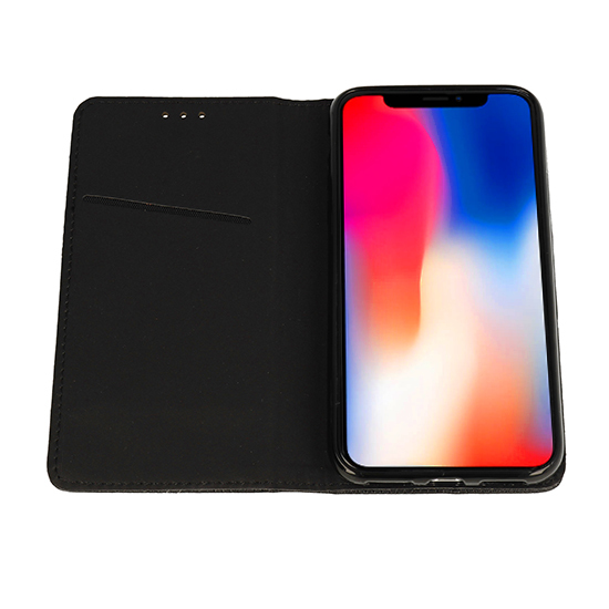 Etui zamykane z klapk i magnesem Smart Magnet czarny Apple iPhone XS Max / 3