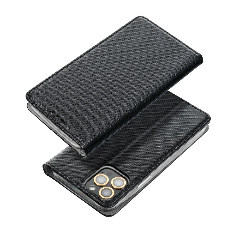 Etui zamykane z klapk i magnesem Smart Magnet czarny Xiaomi Redmi Note 11 / 4