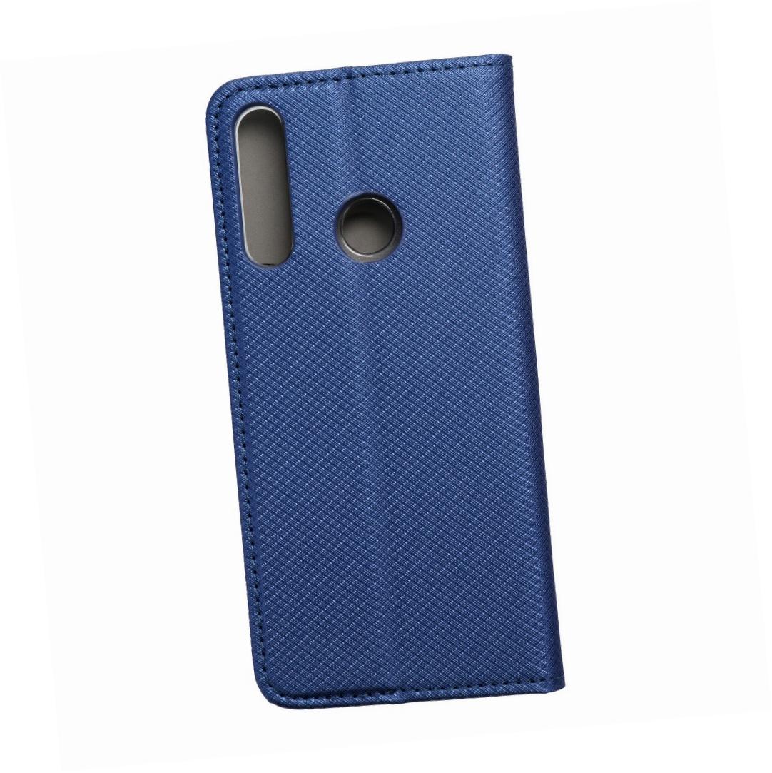 Etui zamykane z klapk i magnesem Smart Magnet granatowy Huawei Y6P