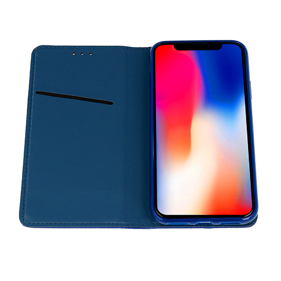 Etui zamykane z klapk i magnesem Smart Magnet granatowy Xiaomi Redmi Note 11 5G / 3