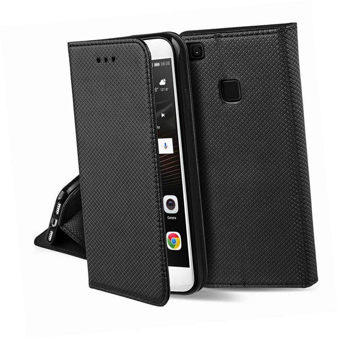 Etui zamykane z klapk i magnesem Smart Magnet czarny Apple iPhone 12