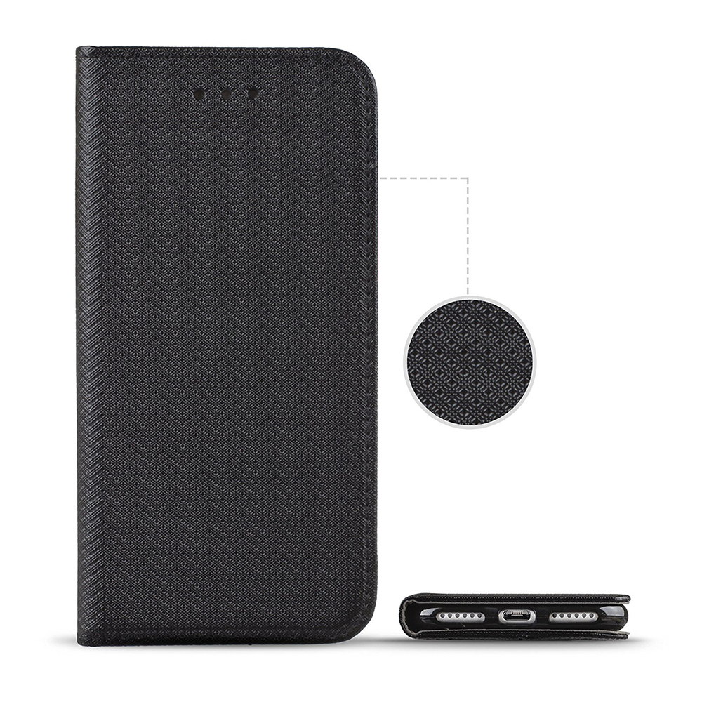 Etui zamykane z klapk i magnesem Smart Magnet czarny Samsung s21 Plus / 2