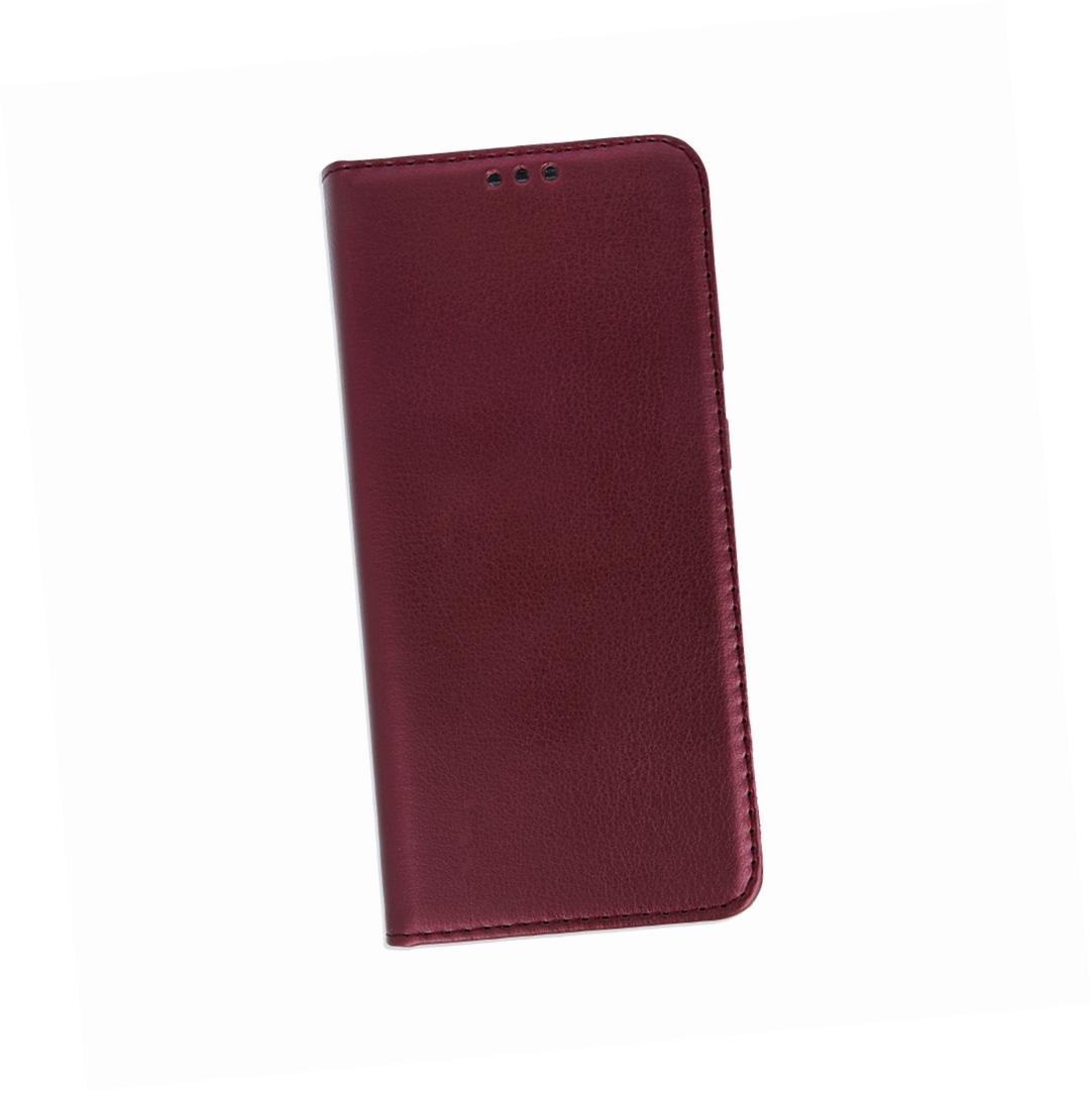 Etui zamykane z klapk i magnesem Smart Magnetic burgundowy Xiaomi Redmi 9AT