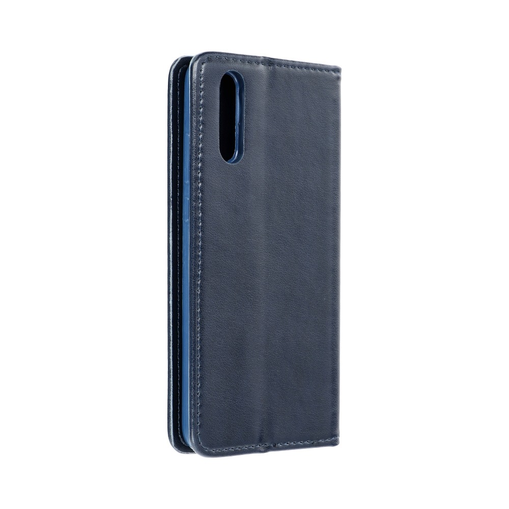 Etui zamykane z klapk i magnesem Smart Magnetic granatowy Huawei Y5 (2019) / 3