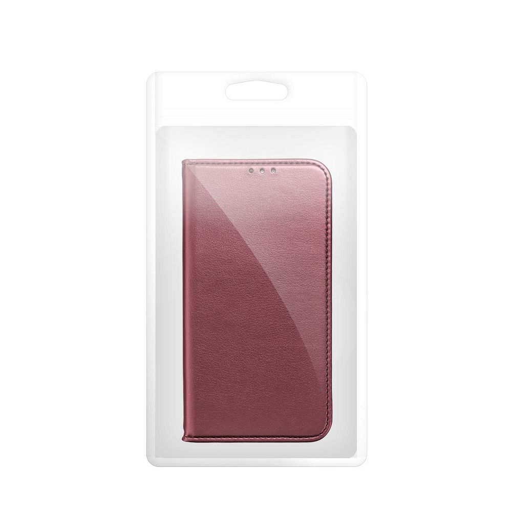 Pokrowiec Smart Magneto burgundowy Apple iPhone 12 / 9