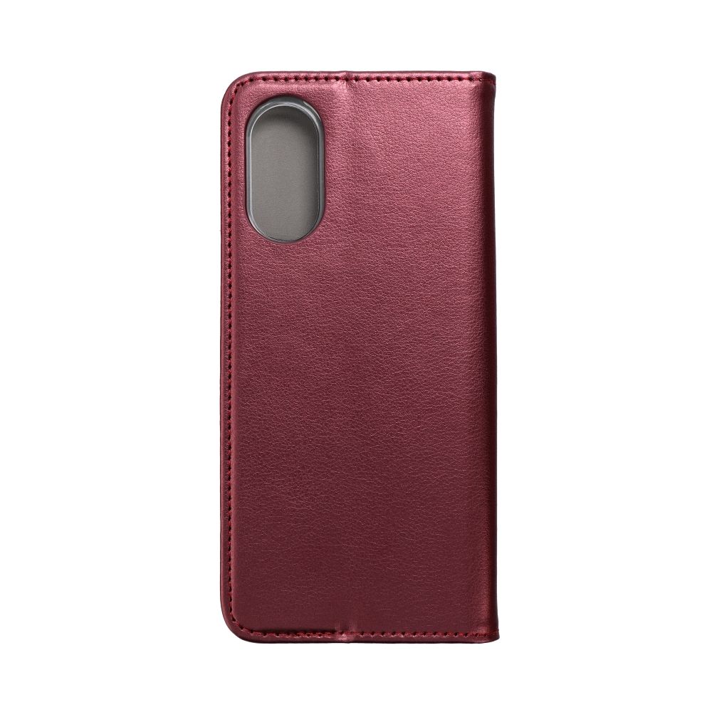 Pokrowiec Smart Magneto burgundowy Oppo A17 / 2