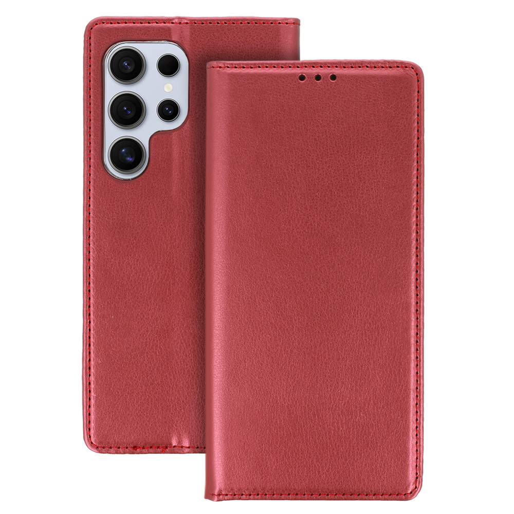 Pokrowiec Smart Magneto burgundowy Oppo A17