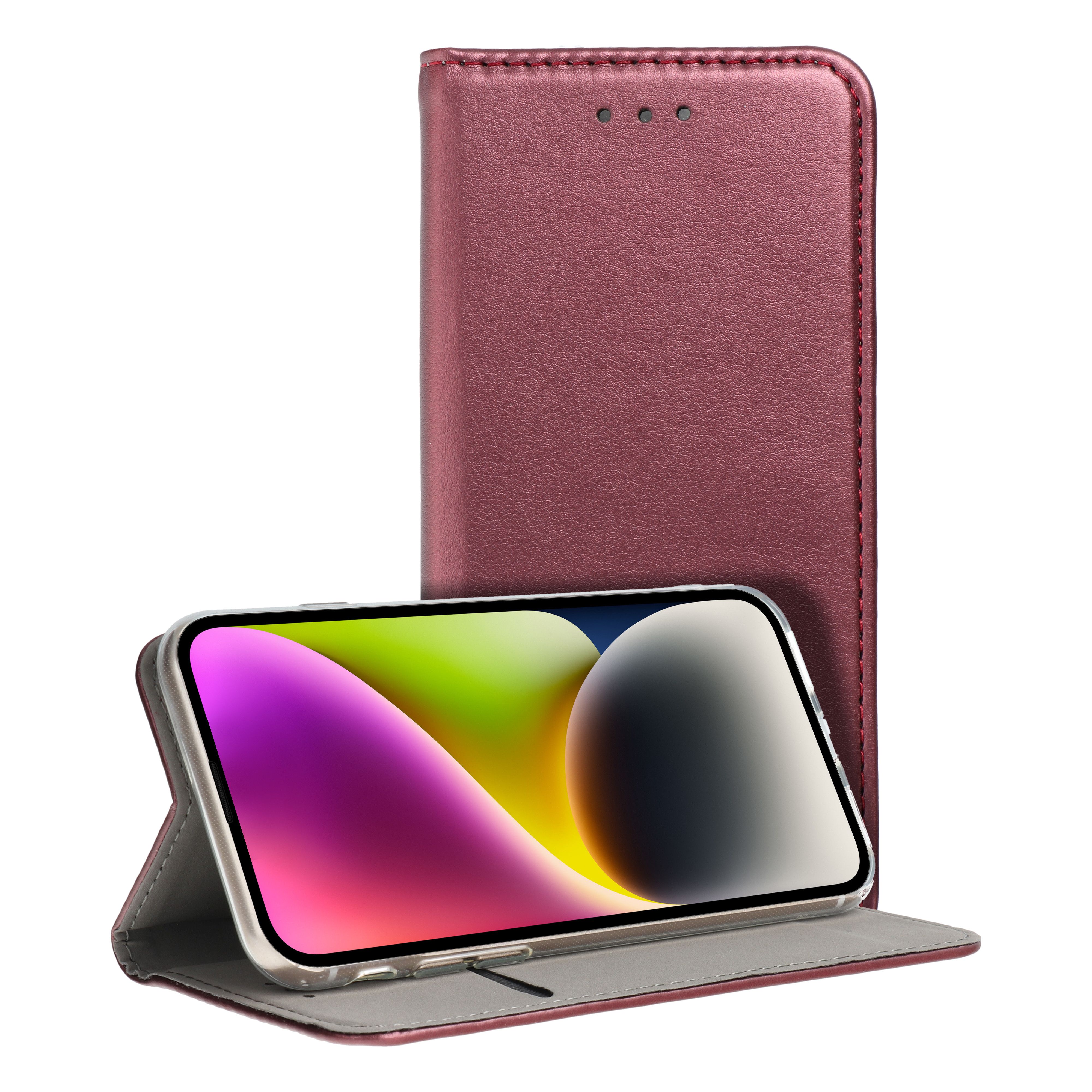 Pokrowiec Smart Magneto burgundowy Samsung Galaxy A14 5G