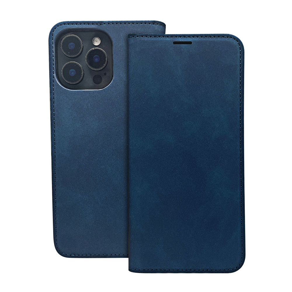 Pokrowiec Smart Suede granatowe Apple iPhone 11