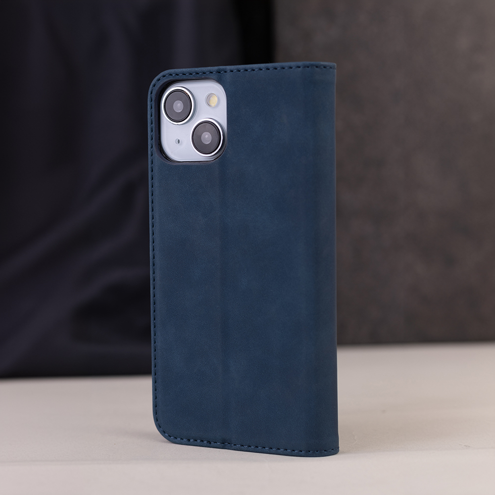 Pokrowiec Smart Suede granatowe Xiaomi Redmi Note 13 5G / 9