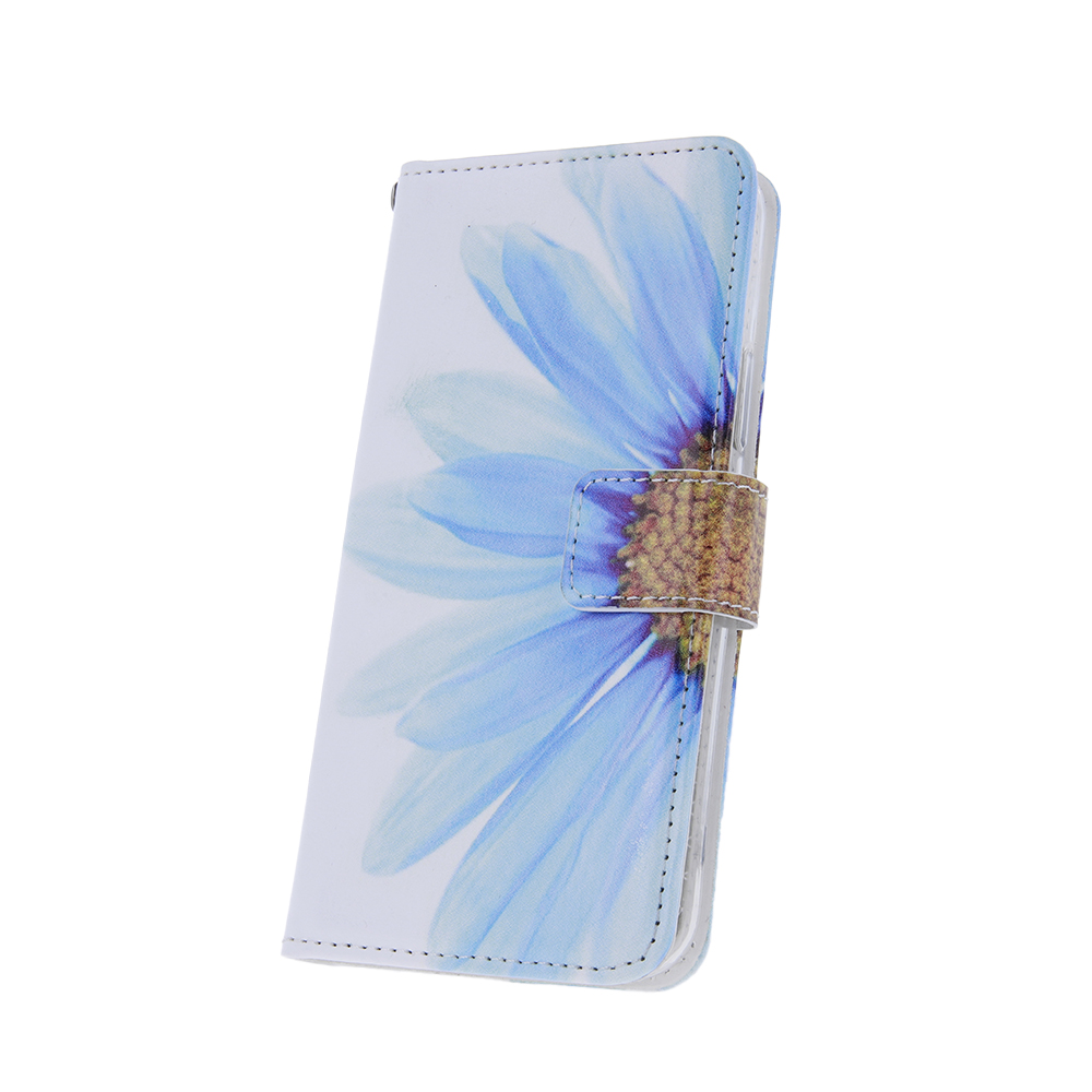 Pokrowiec Smart Trendy Bloom niebieskie Samsung Galaxy M12