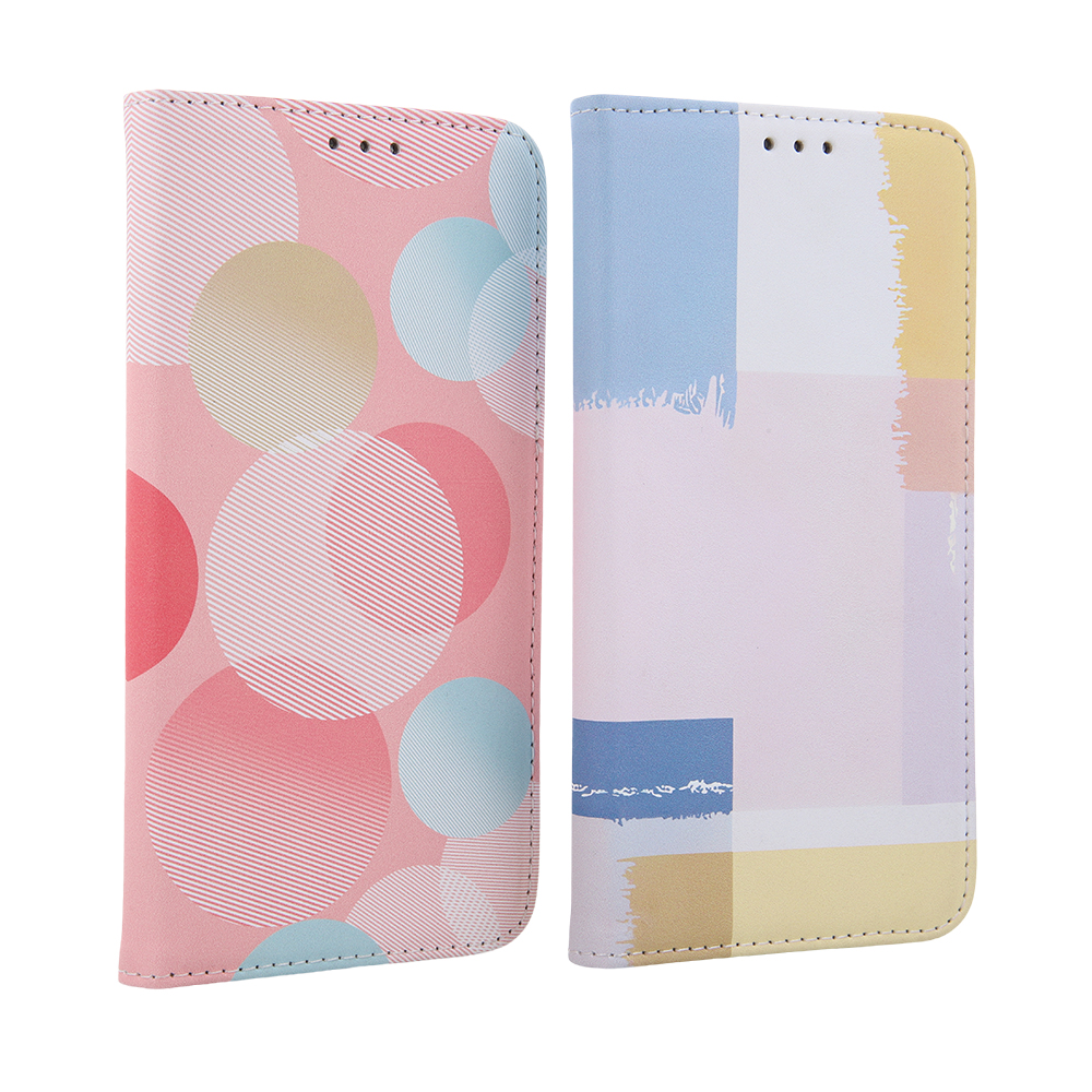 Pokrowiec Smart Trendy Coloured wzr Pastel Circular Xiaomi Redmi 9i / 8