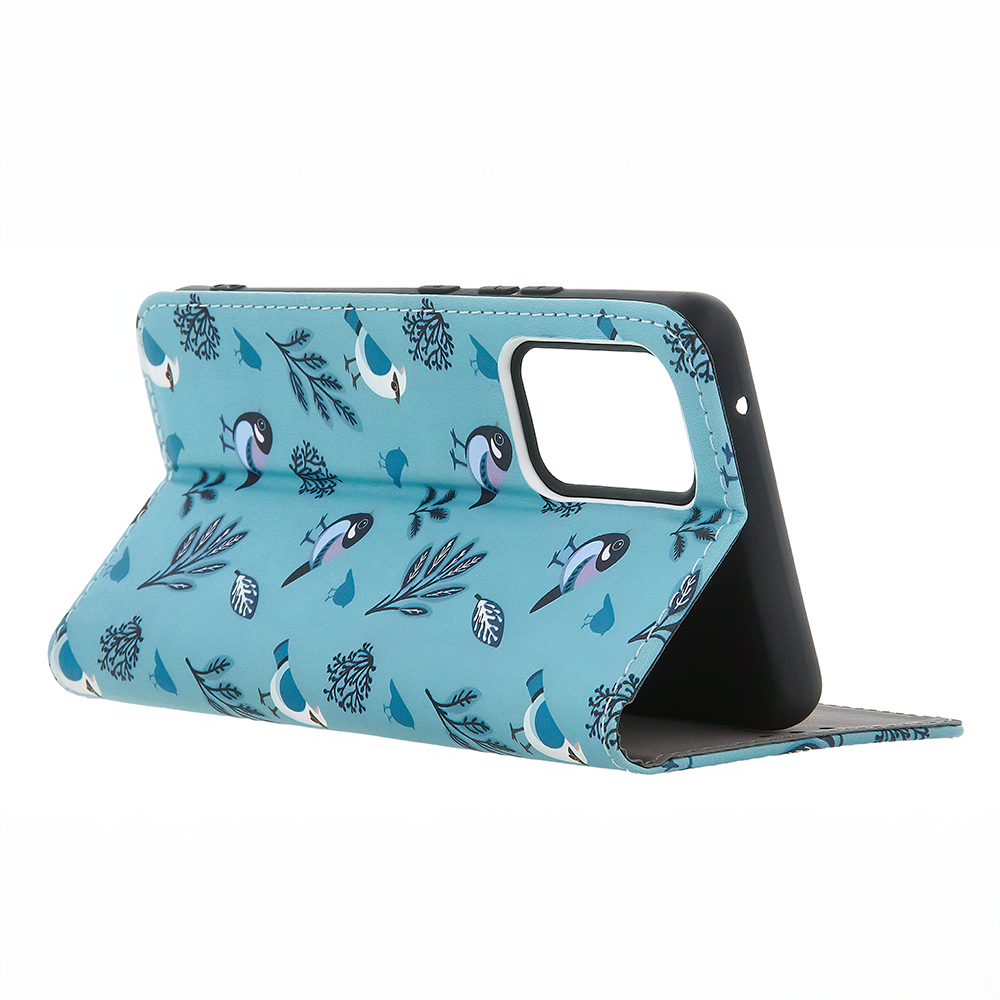 Pokrowiec Smart Trendy Winter Birds Samsung Galaxy A34 5G / 7