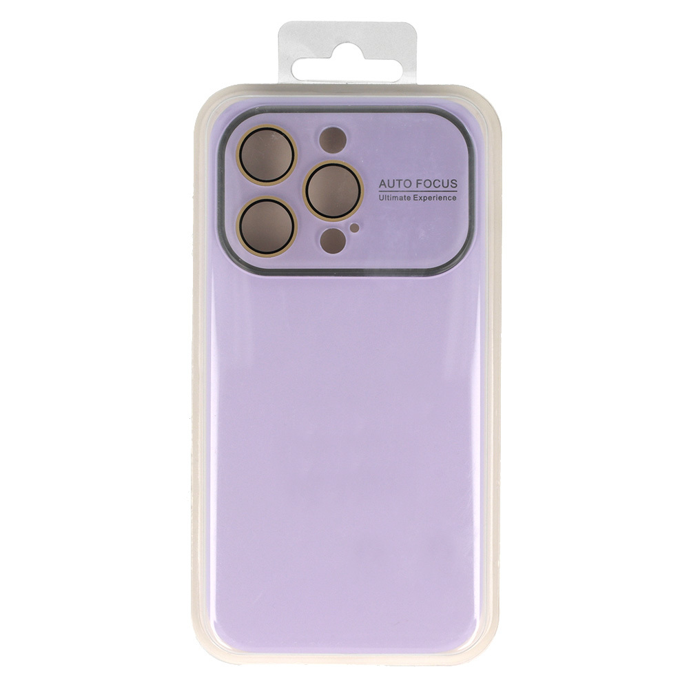 Pokrowiec Soft Silicone Lens Case jasnofioletowy Apple iPhone 15 / 6