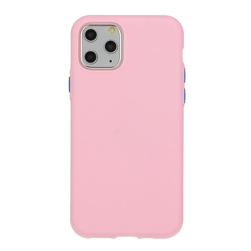 Pokrowiec Solid Silicone Case jasnorowy Apple iPhone 12 Pro