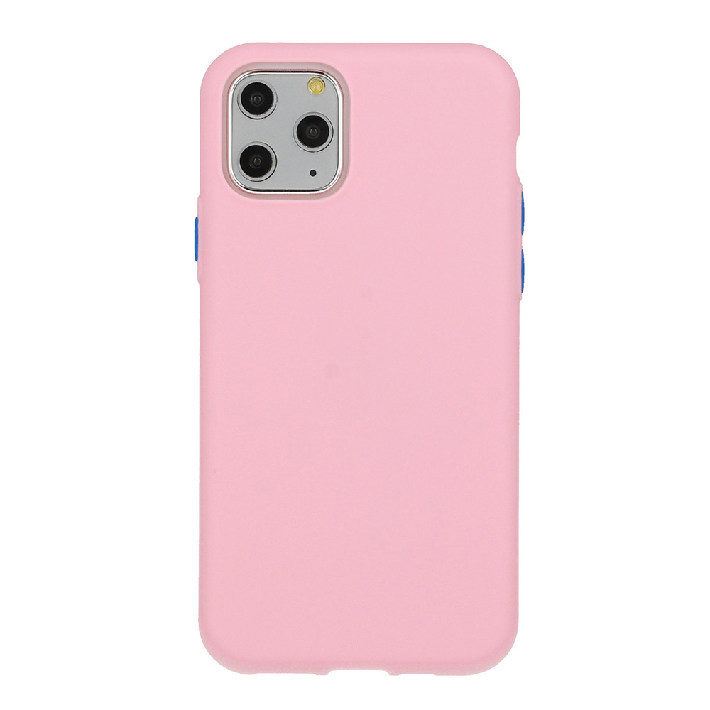 Pokrowiec Solid Silicone Case jasnorowy Apple iPhone SE 2020