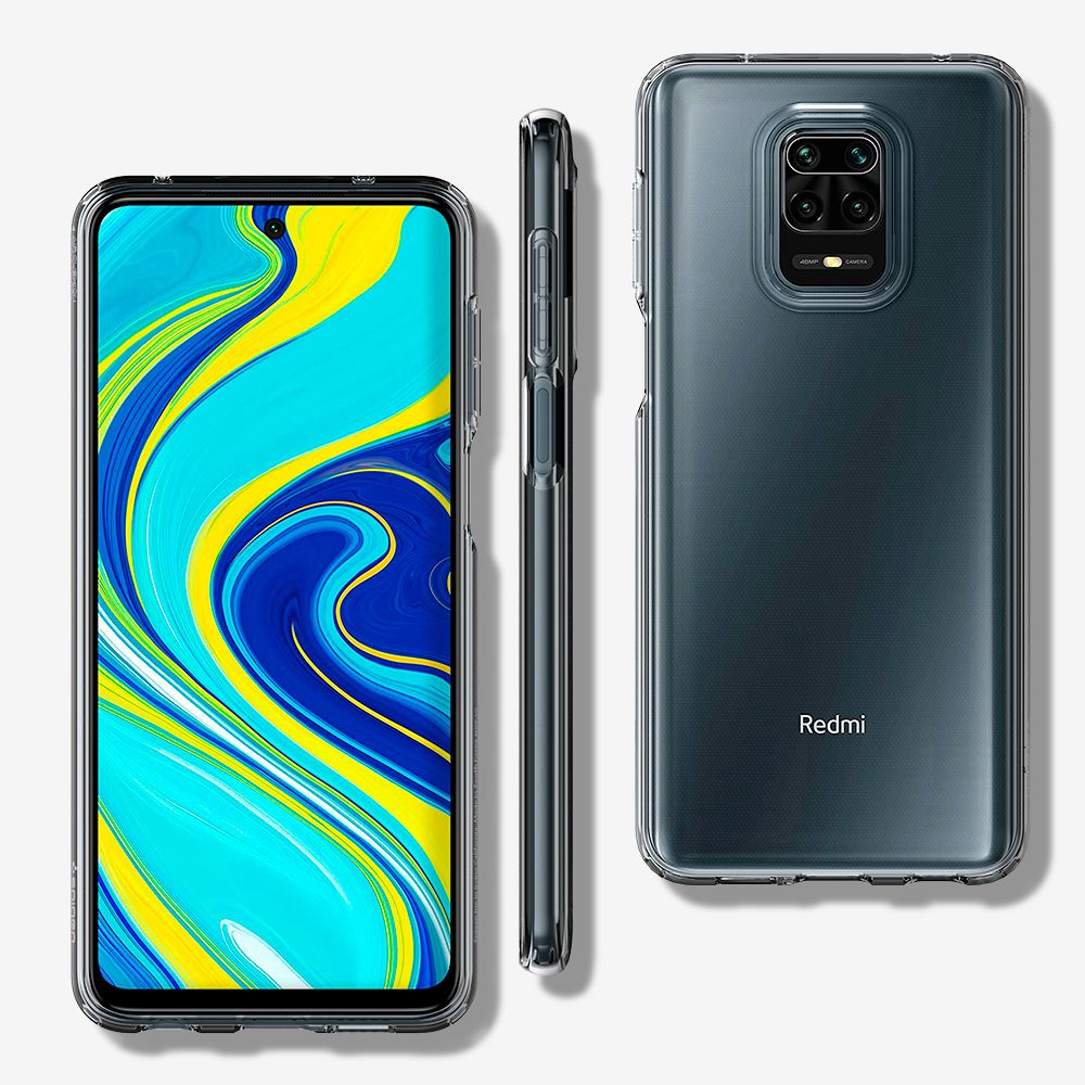 Pokrowiec Spigen Liquid Crystal przeroczysty Xiaomi Redmi 9 Pro / 5