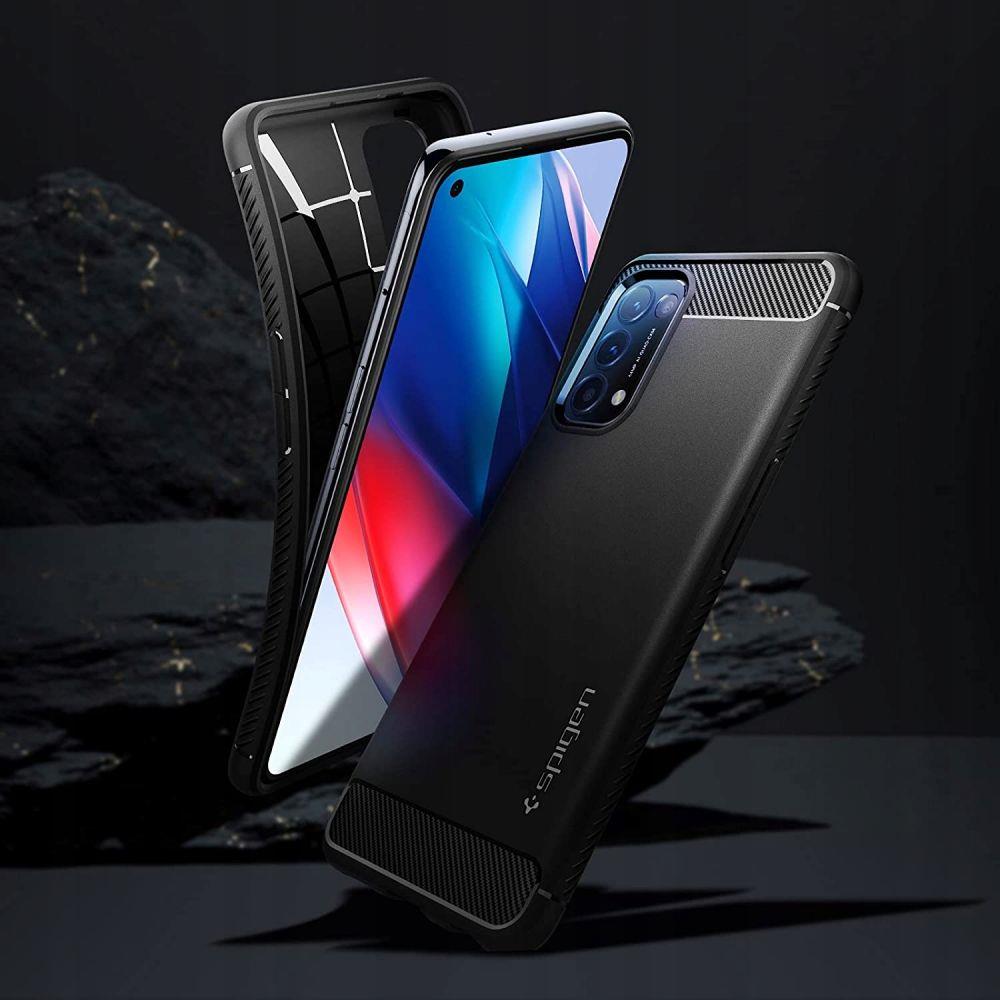 Pokrowiec Spigen Rugged Armor czarny Oppo Reno 5 5G / 5