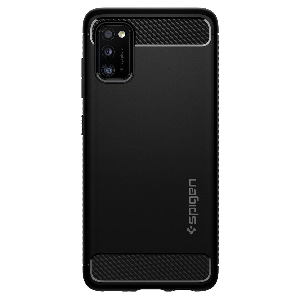 Pokrowiec pancerny Spigen Rugged Armor czarny Samsung Galaxy A41 / 2