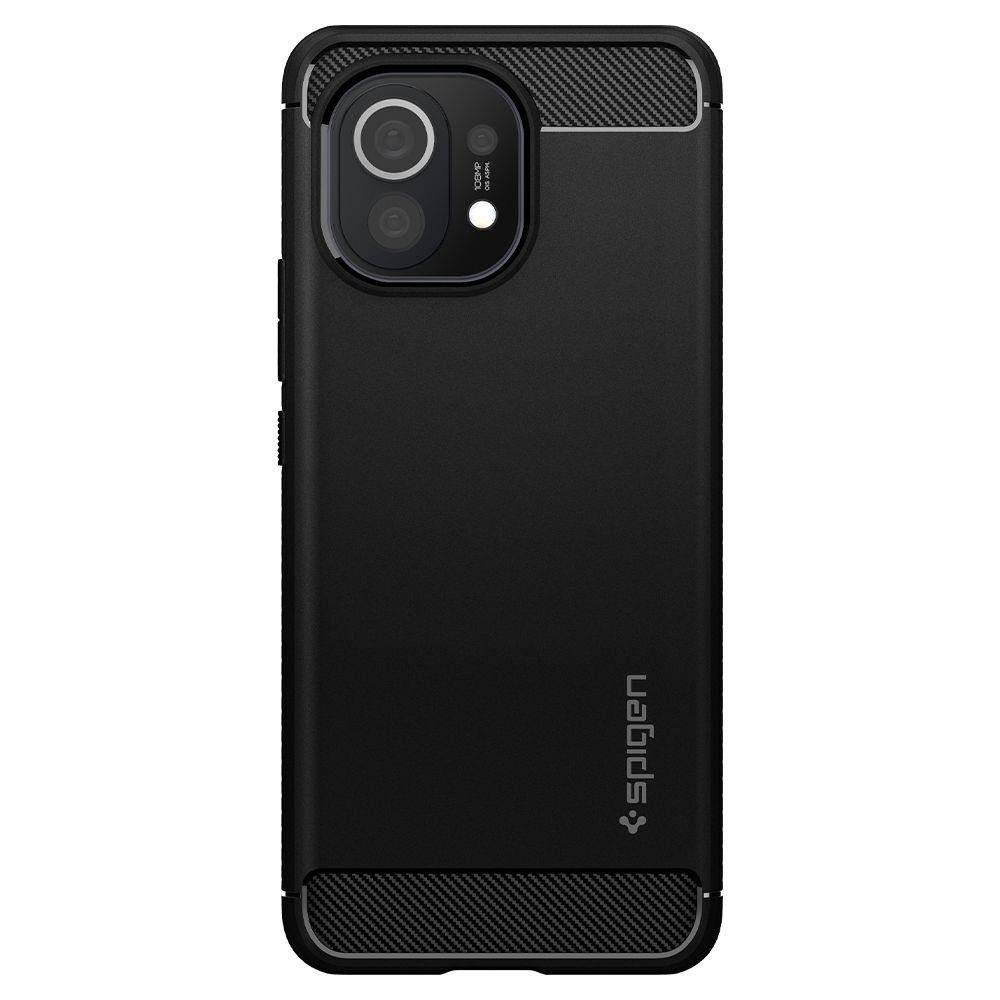 Pokrowiec Spigen Rugged Armor czarny Xiaomi Mi 11 / 2