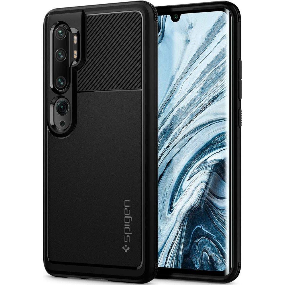 Pokrowiec Spigen Rugged Armor czarny Xiaomi Mi Note 10 Pro