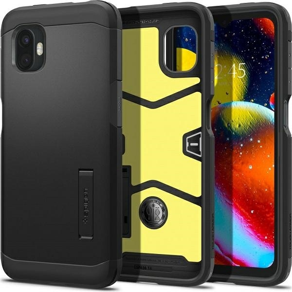 Pokrowiec Spigen Tough Armor czarny Samsung Galaxy Xcover 6 Pro