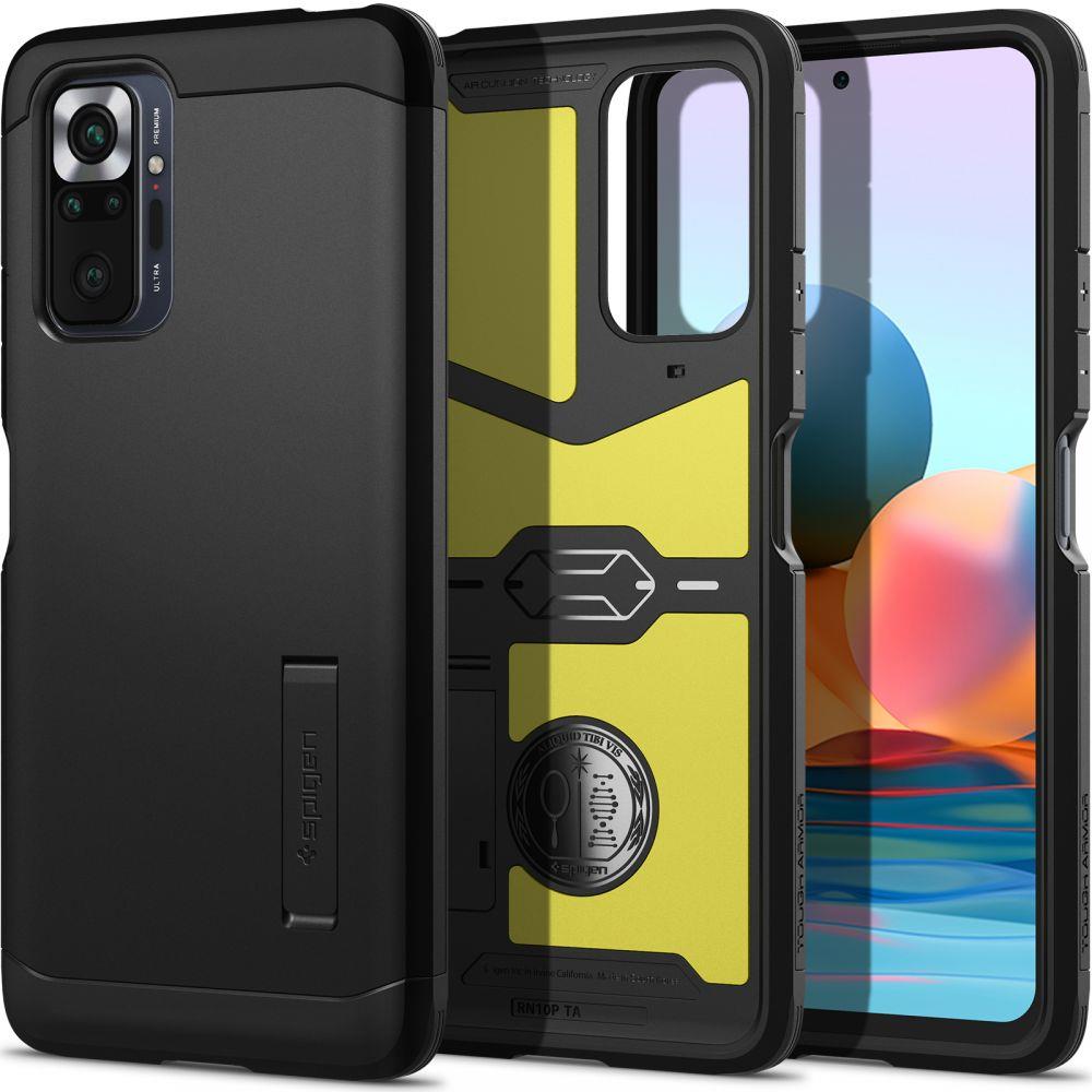 Pokrowiec Spigen Tough Armor czarny Xiaomi Redmi Note 10 Pro