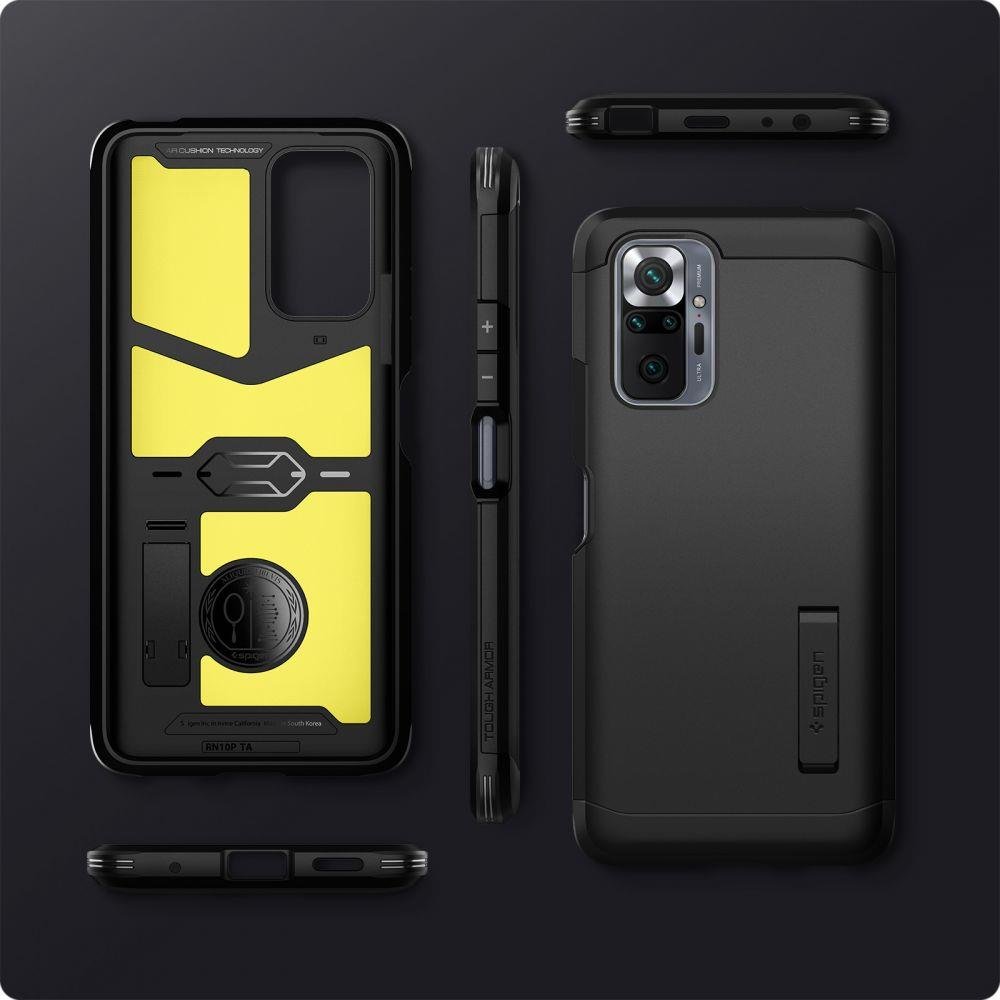 Pokrowiec Spigen Tough Armor czarny Xiaomi Redmi Note 10 Pro / 9