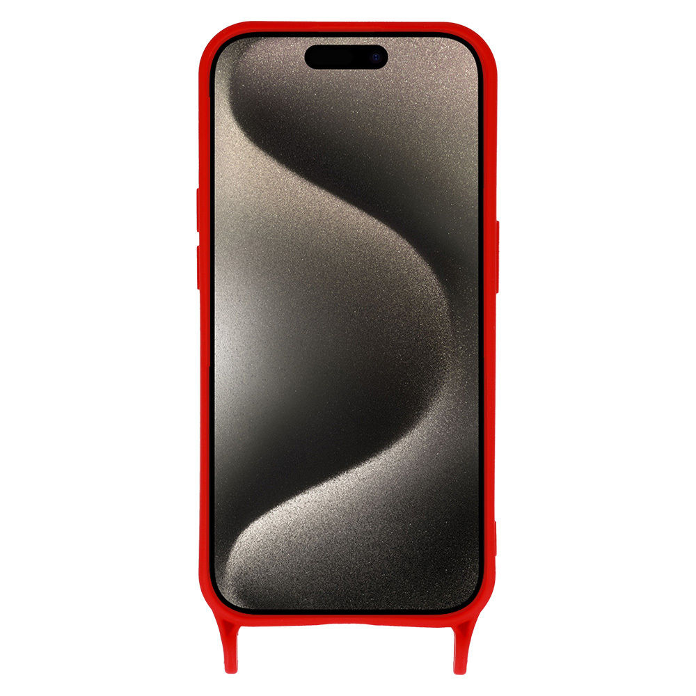 Pokrowiec Strap Silicone Case wzr 2 czerwony Apple iPhone 13 Pro / 3